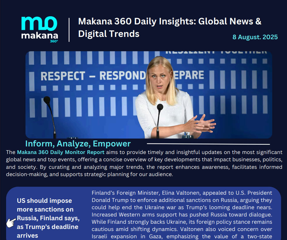 8 August – Daily Monitoring Report