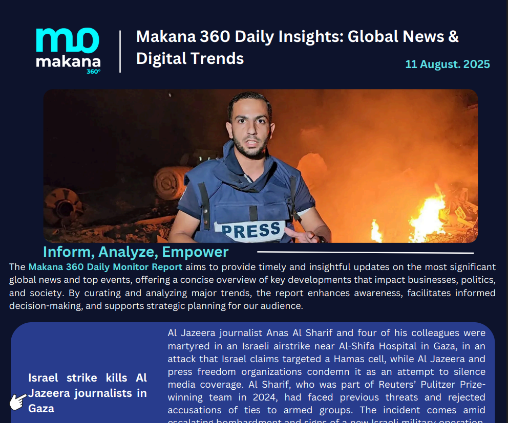 11 August – Daily Monitoring Report