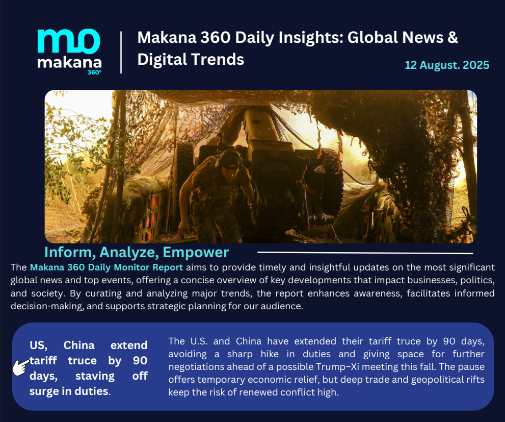 12 August – Daily Monitoring Report