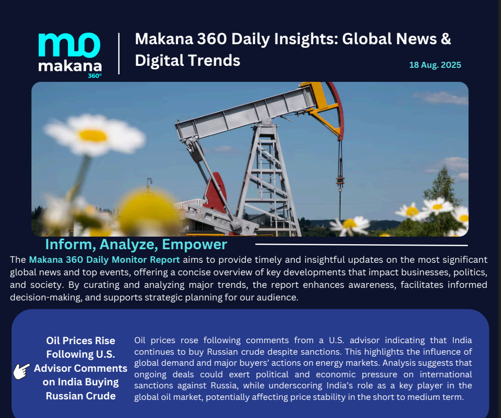 18 August – Daily Monitoring Report
