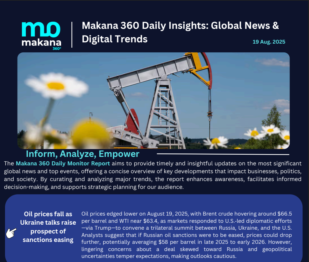 19 August – Daily Monitoring Report