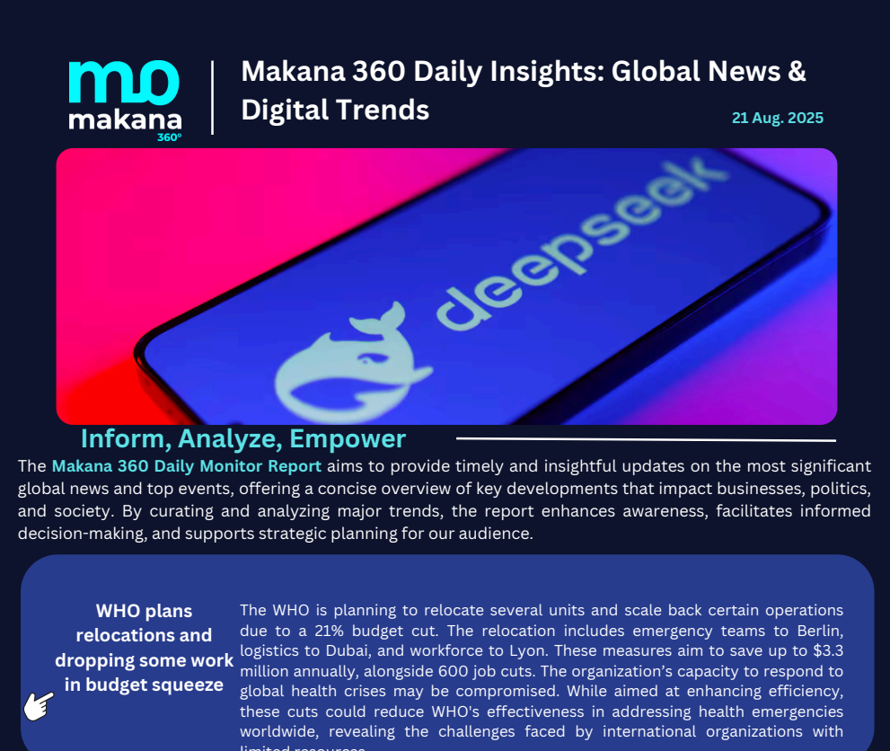 21 August – Daily Monitoring Report