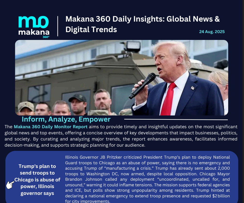 24 August – Daily Monitoring Report