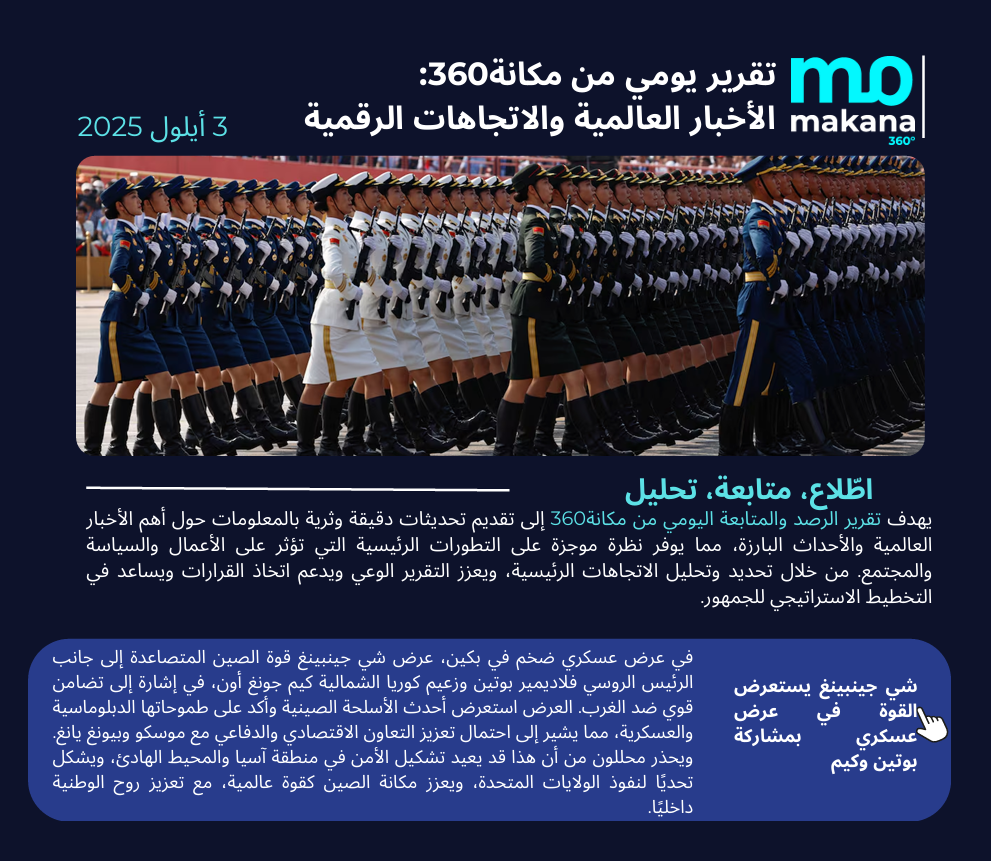 3 أيلول – تقرير الرصد اليومي