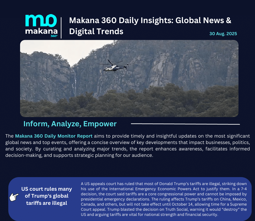 30 August – Daily Monitoring Report
