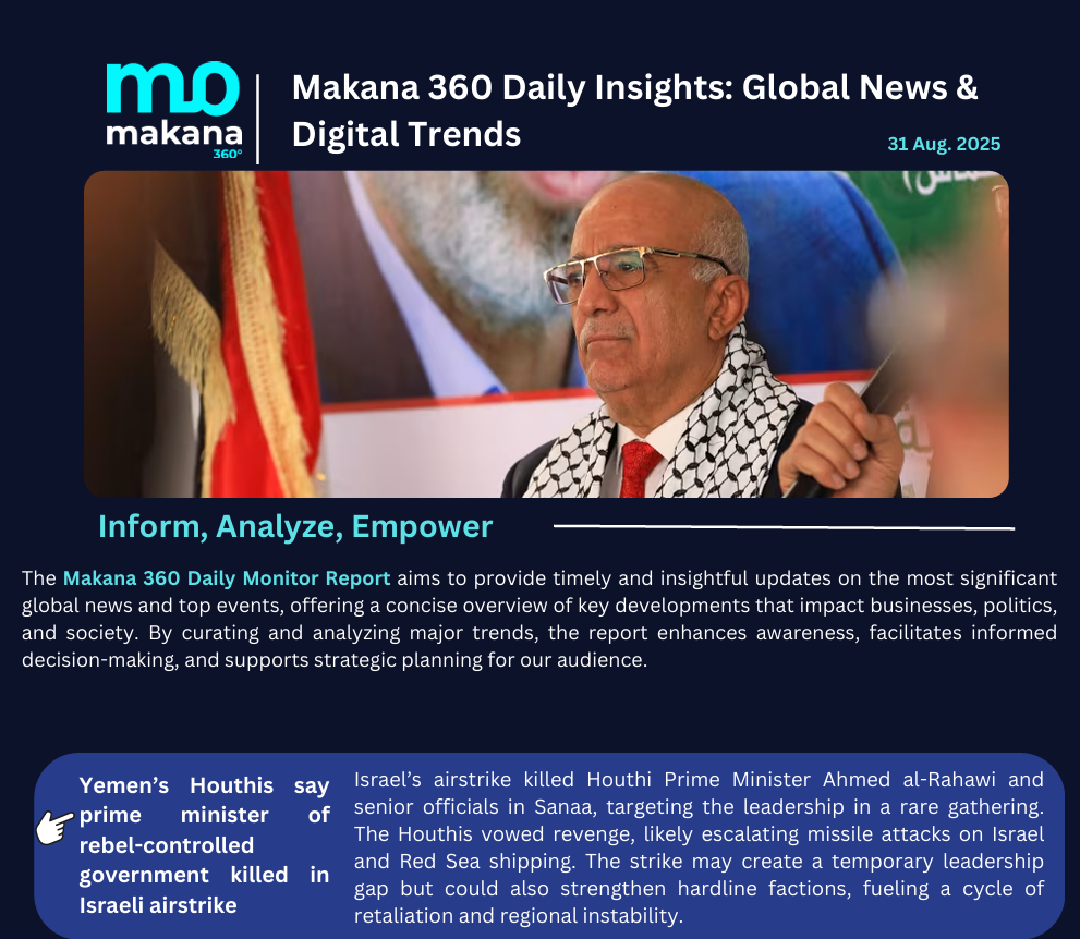 31 August – Daily Monitoring Report
