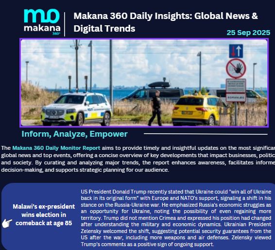 25 September – Daily Monitoring Report