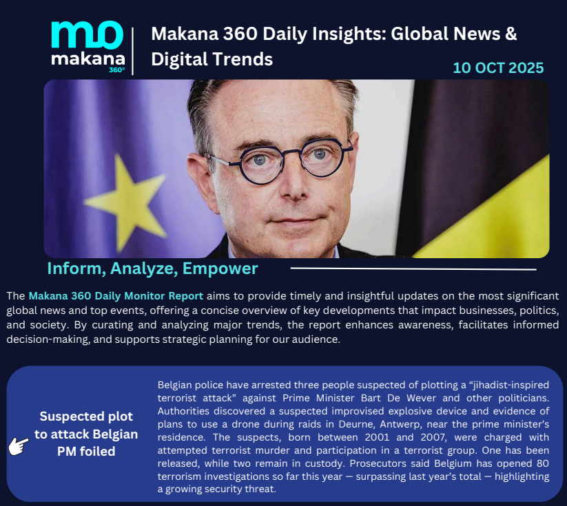10 October – Daily Monitoring Report