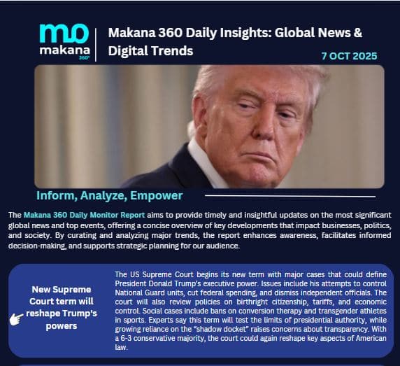 7 October – Daily Monitoring Report