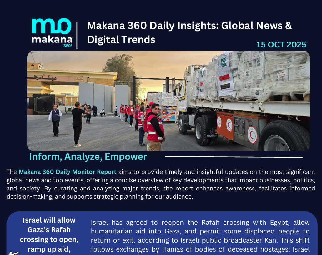 15 October – Daily Monitoring Report