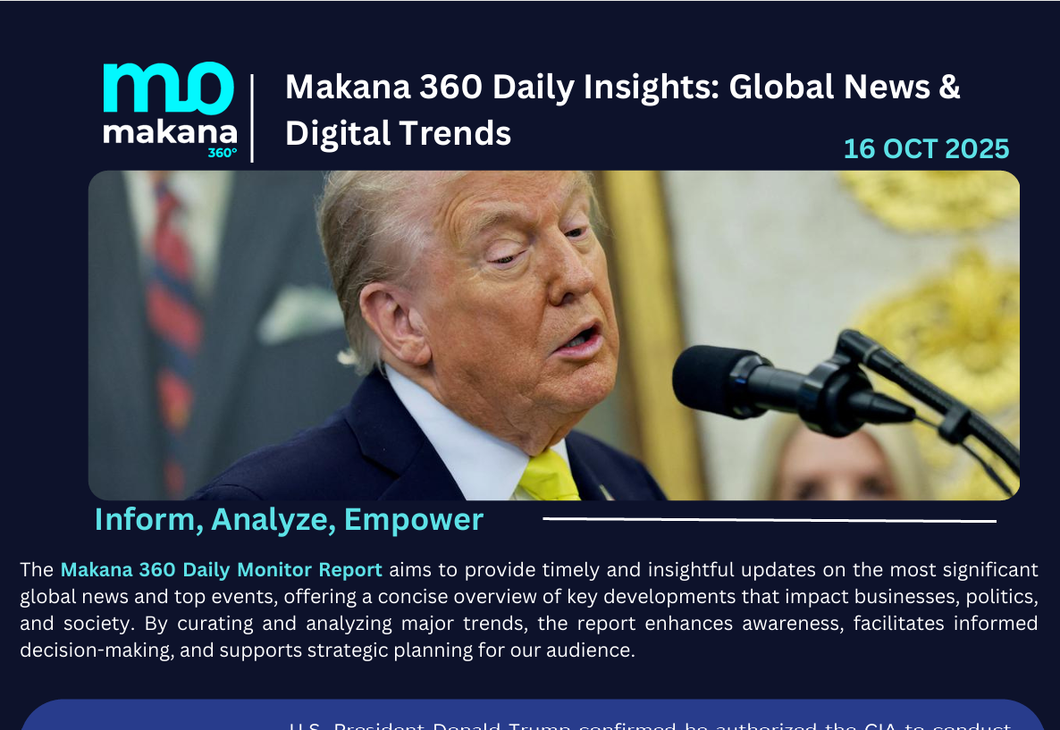 16 October – Daily Monitoring Report