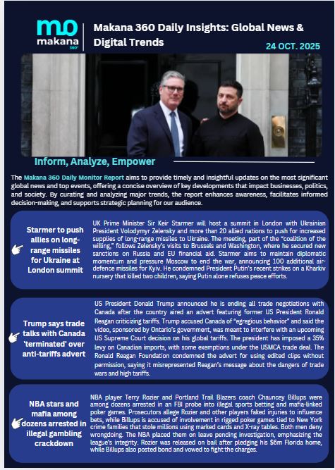 24 October – Daily Monitoring Report