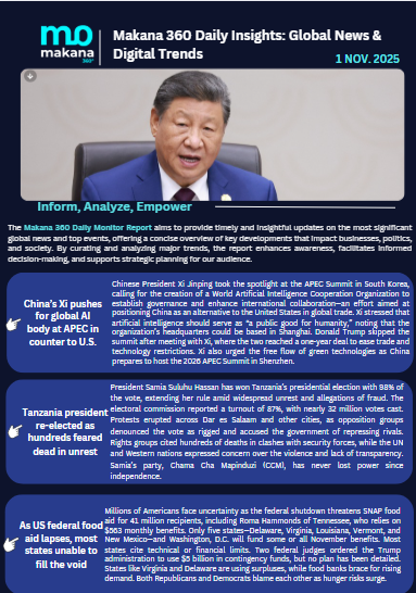 1 November – Daily Monitoring Report