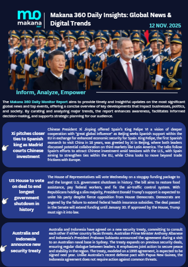 12 November – Daily Monitoring Report