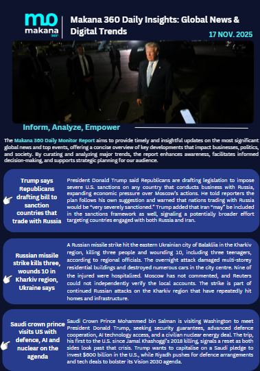 17 November – Daily Monitoring Report