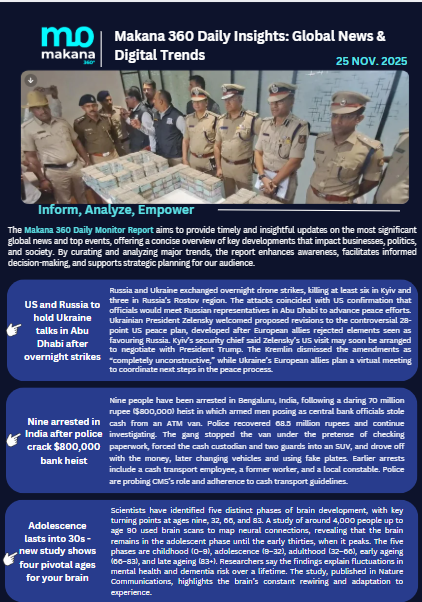 25 November – Daily Monitoring Report