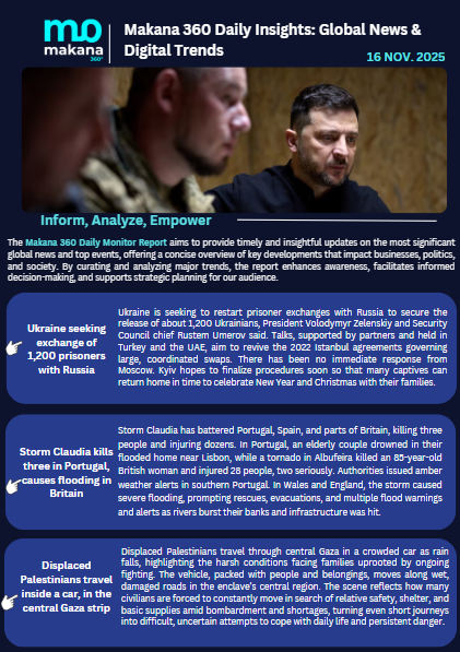 16 November – Daily Monitoring Report