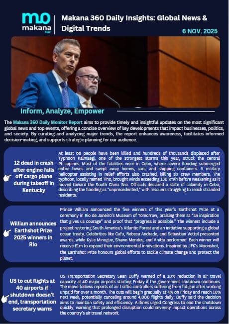 6 November – Daily Monitoring Report