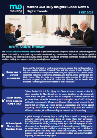 3 December– Daily Monitoring Report