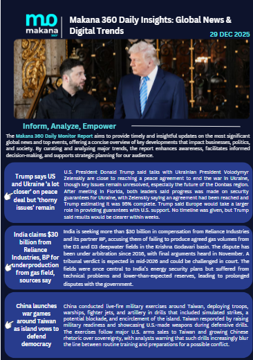 29 December– Daily Monitoring