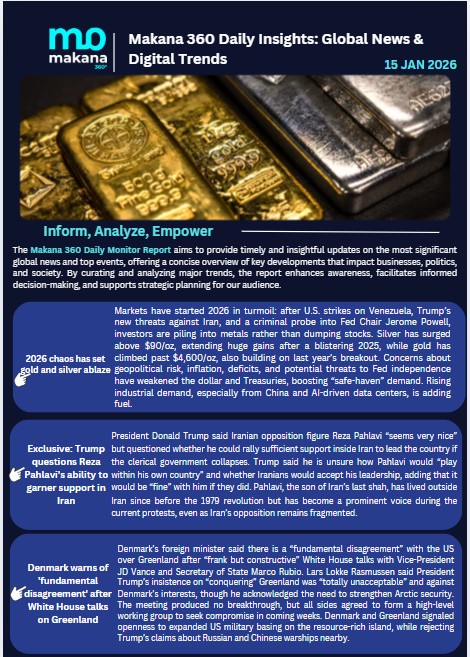 15 January– Daily Monitoring