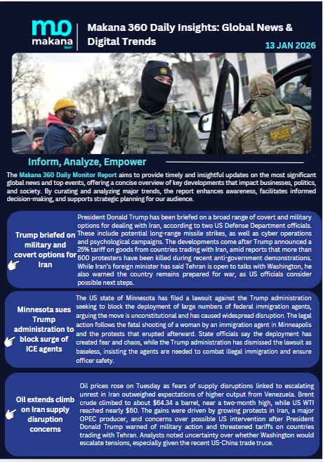 13 January– Daily Monitoring