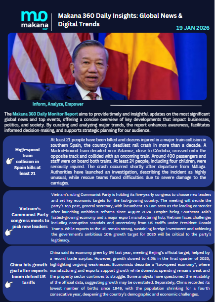 19 January– Daily Monitoring