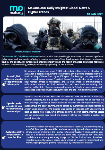 18 January– Daily Monitoring