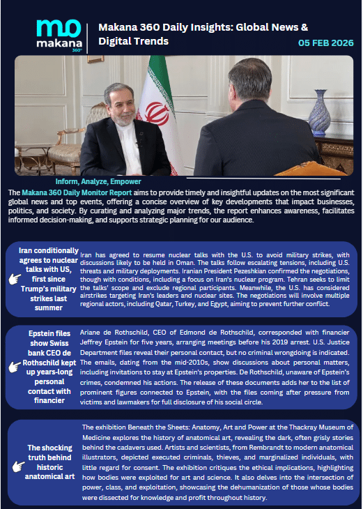 05 February – Daily Monitoring