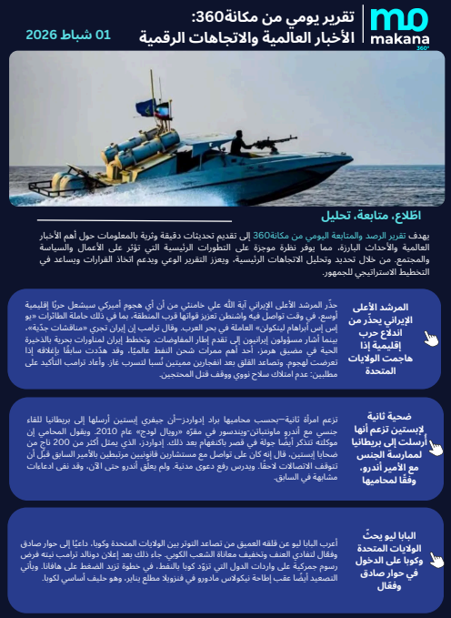 01 شباط– تقرير الرصد اليومي