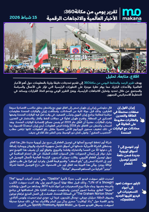 15 شباط– تقرير الرصد اليومي