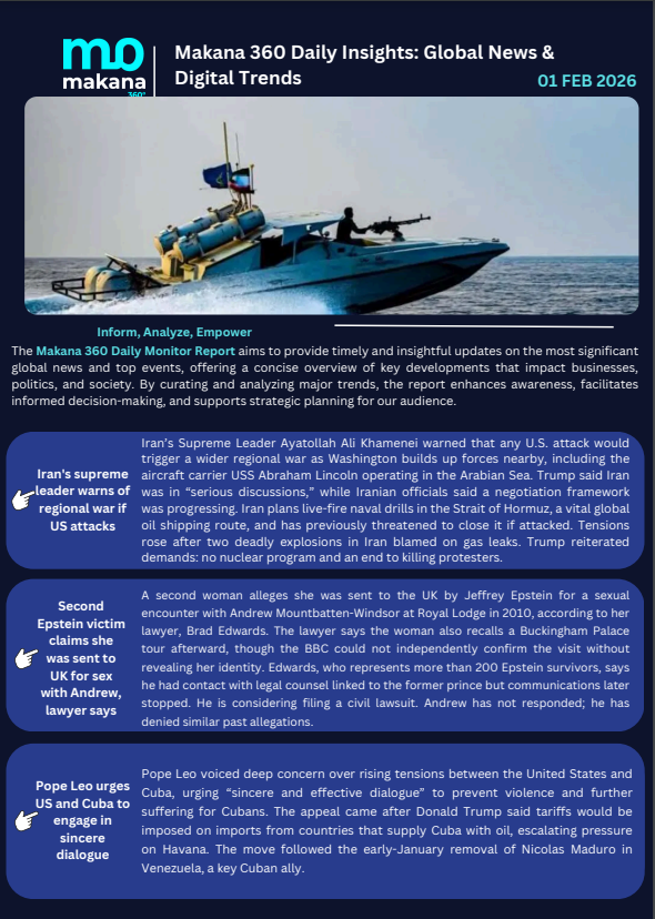 01 February– Daily Monitoring