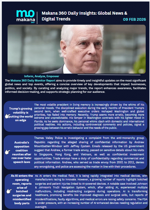 09 February – Daily Monitoring