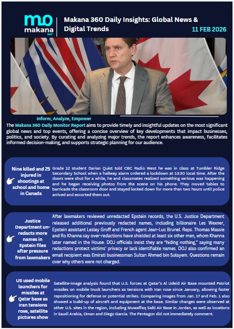 11 February – Daily Monitoring