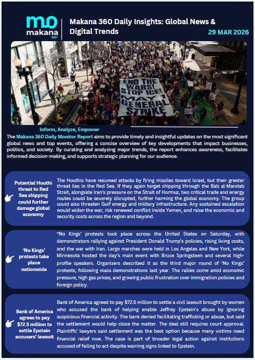 29 March – Daily Monitoring