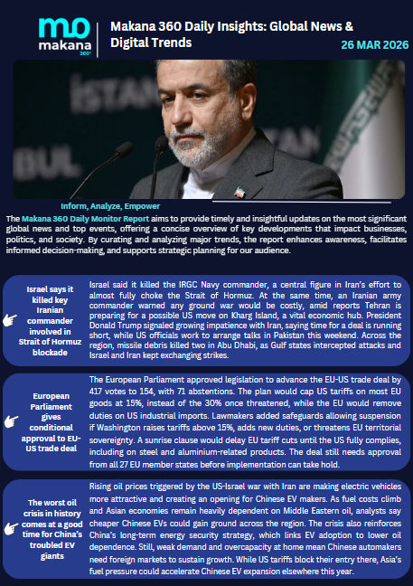 26 March – Daily Monitoring