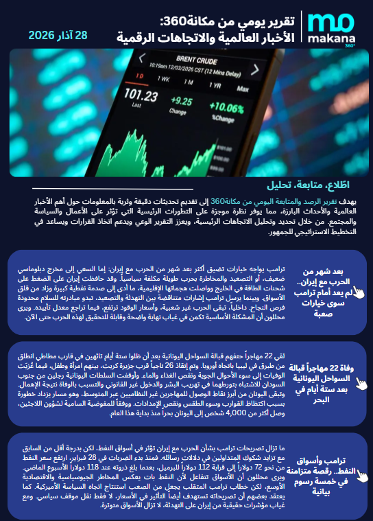 28 اذار – تقرير الرصد اليومي