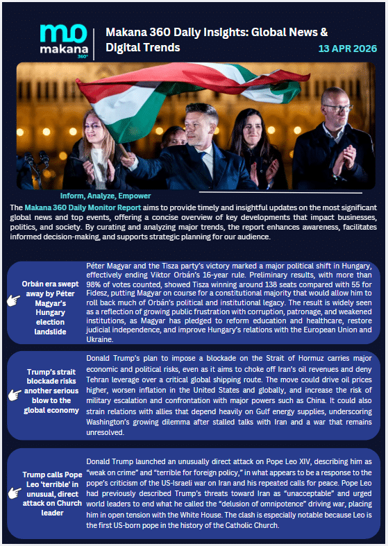 13 April – Daily Monitoring