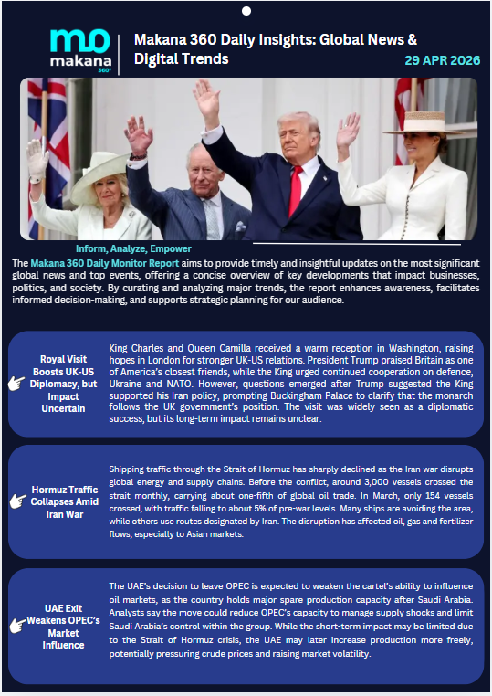 29 April – Daily Monitoring