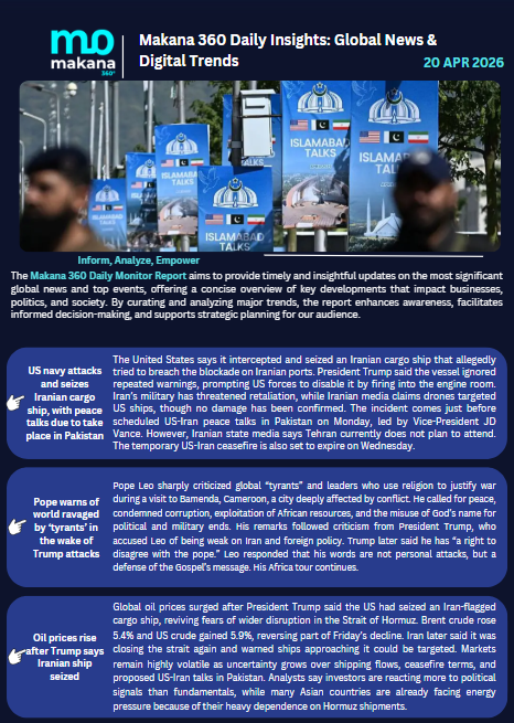 20 April – Daily Monitoring