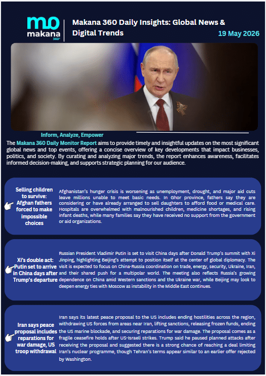 19 May – Daily Monitoring