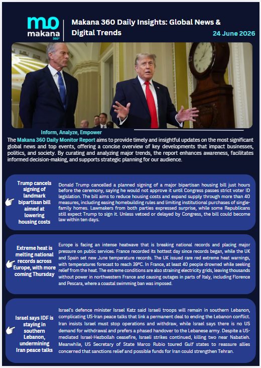 24 June – Daily Monitoring